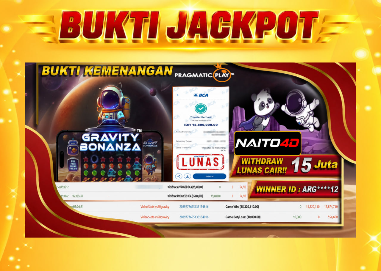REKOR HASIL TERBARU — GRAVITY BONANZA PRAGMATIC PLAY! 🍎🎰
