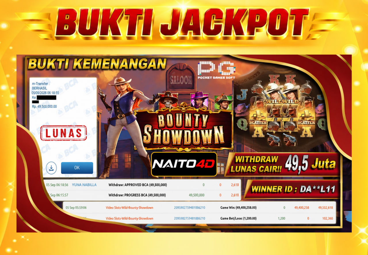 🔥 WOW! HASIL MEMBER NAITO4D TEMBUS RP49,5 JUTA! 💰