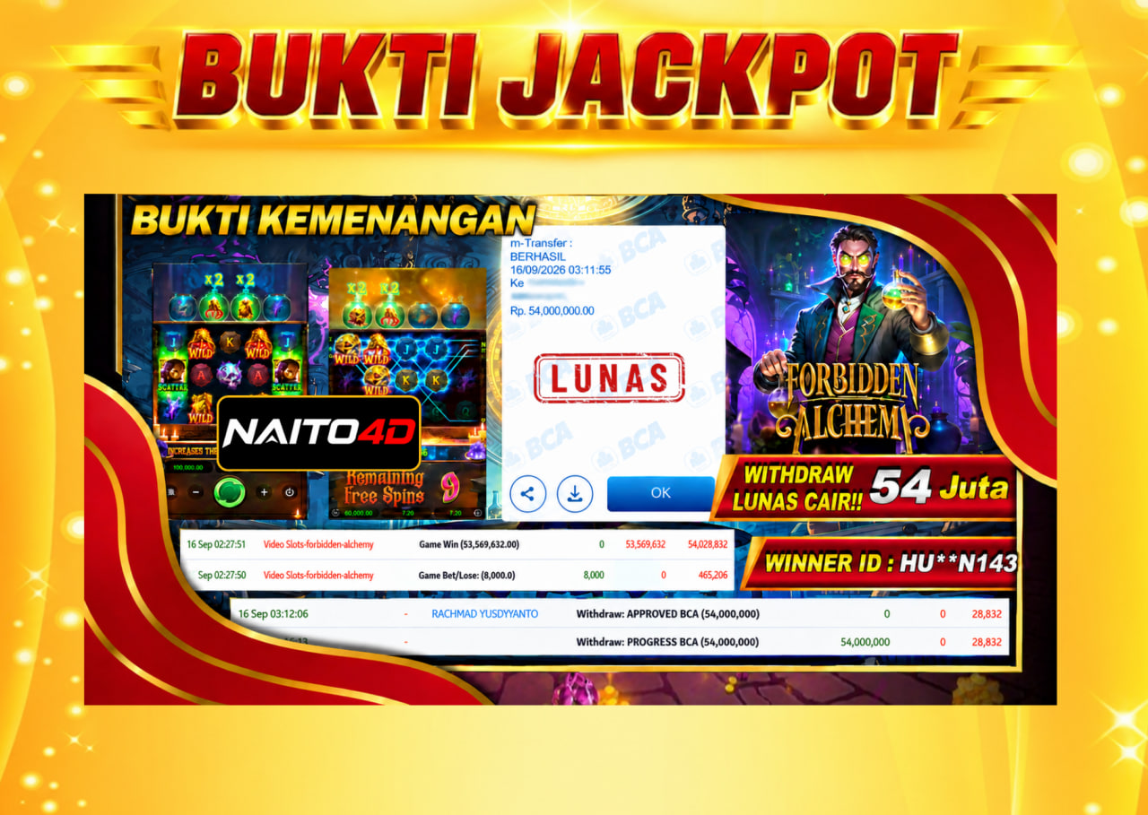 🔥BUKTI KEMENANGAN 16 SEPTEMBER 2026 DI GAME FORBIDDEN ALCHEMY ( PGSOFT ) BAWA HASIL YANG LUAR BIASA 🔥